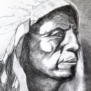 L’indien au fusain 🪶✍️ - Vignette